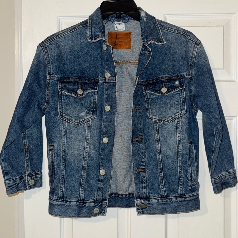 Kids Zara  Blue Denim Jacket